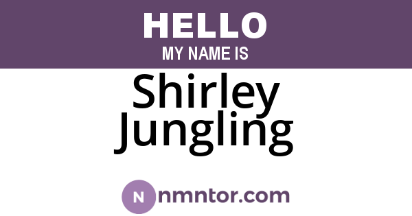 Shirley Jungling