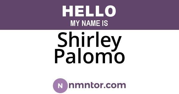 Shirley Palomo
