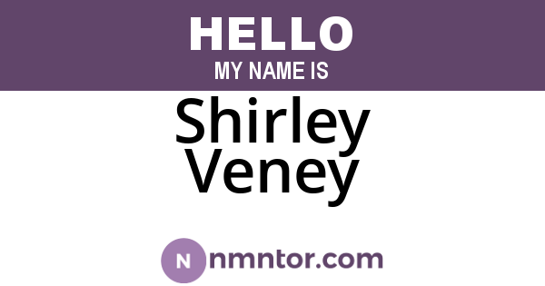 Shirley Veney