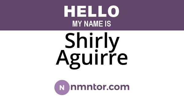 Shirly Aguirre