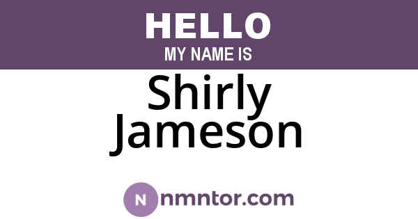 Shirly Jameson