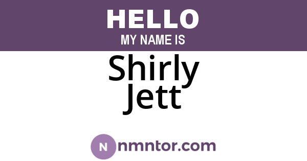 Shirly Jett