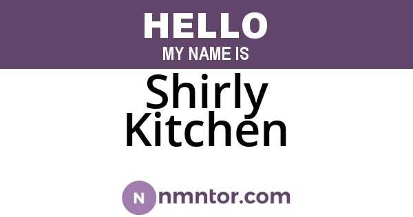 Shirly Kitchen