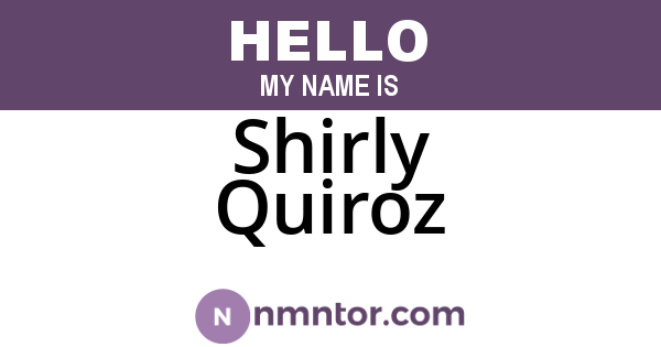 Shirly Quiroz