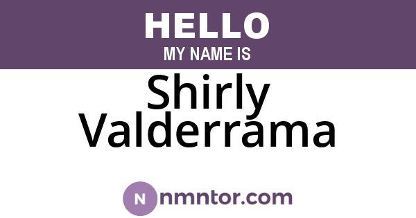 Shirly Valderrama