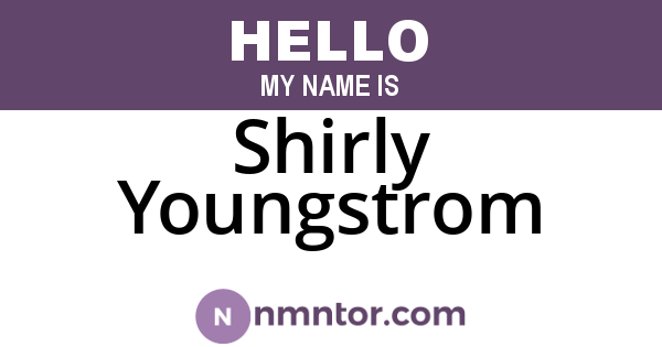 Shirly Youngstrom