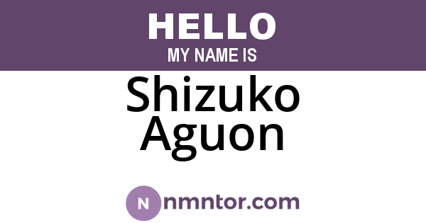 Shizuko Aguon