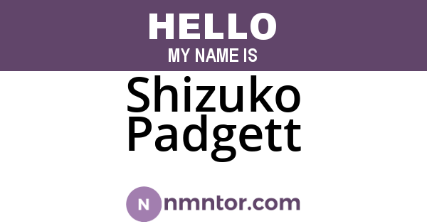 Shizuko Padgett