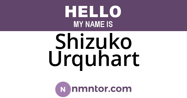 Shizuko Urquhart