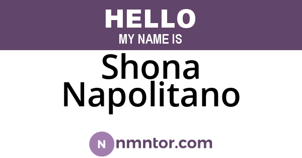 Shona Napolitano