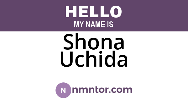 Shona Uchida