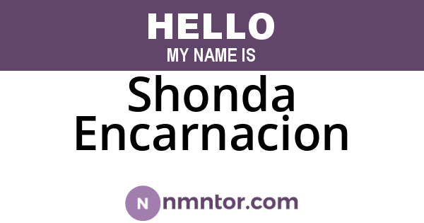 Shonda Encarnacion