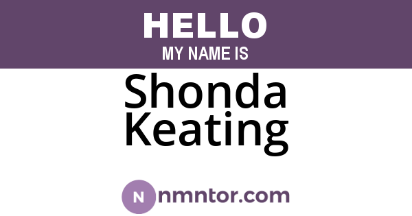 Shonda Keating