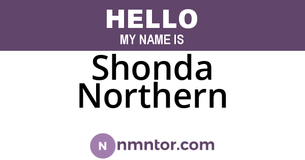 Shonda Northern