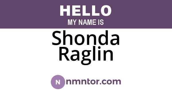 Shonda Raglin