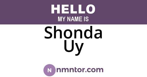 Shonda Uy