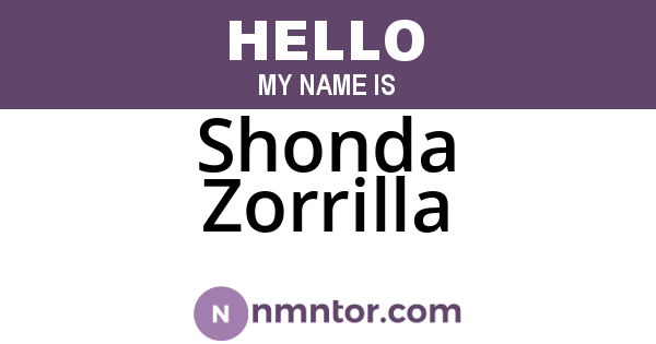 Shonda Zorrilla