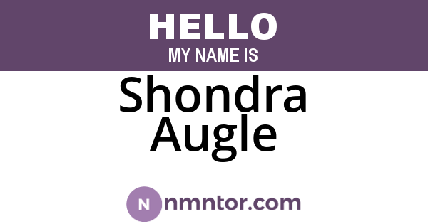 Shondra Augle