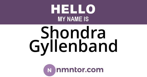 Shondra Gyllenband