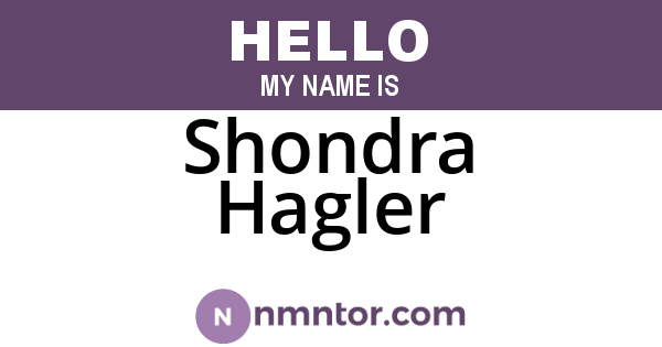 Shondra Hagler
