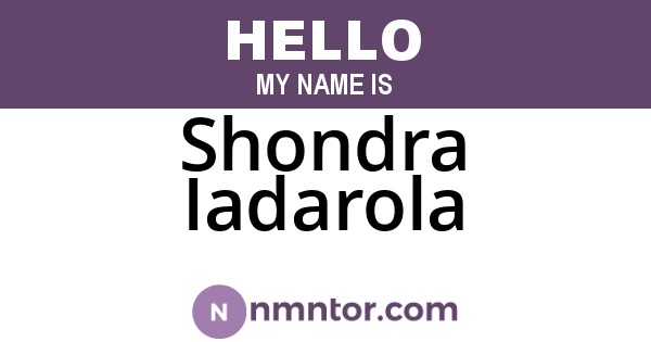 Shondra Iadarola