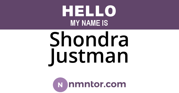 Shondra Justman