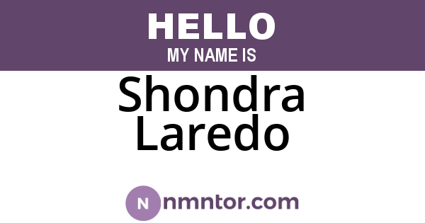 Shondra Laredo