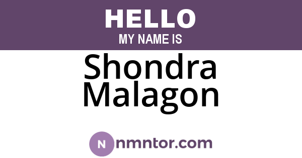 Shondra Malagon