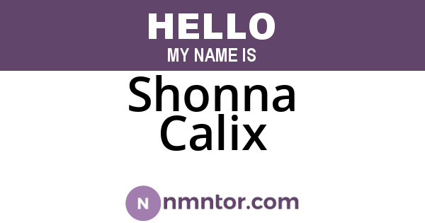 Shonna Calix