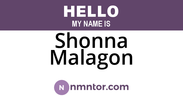 Shonna Malagon