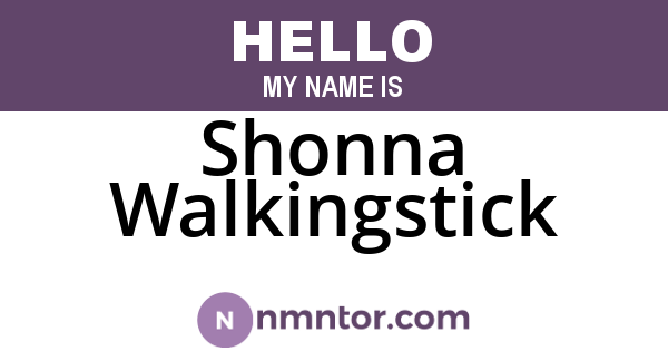 Shonna Walkingstick