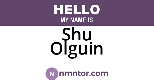 Shu Olguin