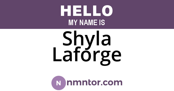Shyla Laforge