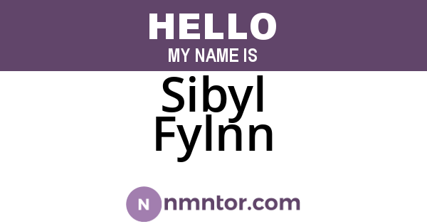 Sibyl Fylnn