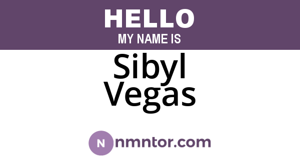 Sibyl Vegas