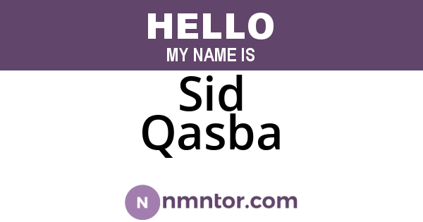 Sid Qasba