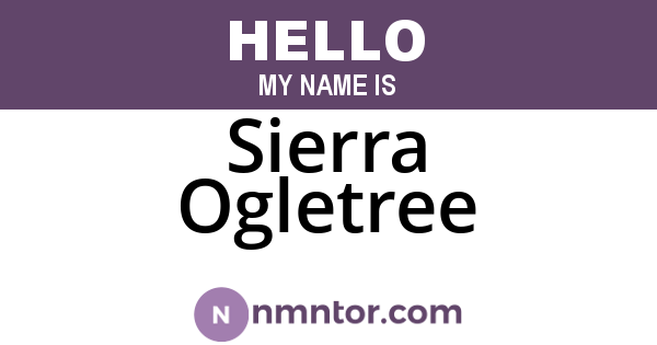 Sierra Ogletree