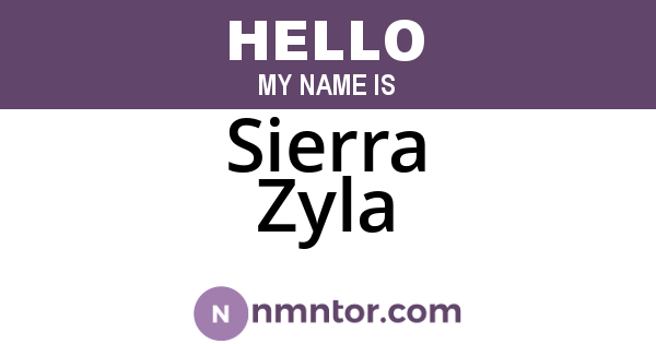 Sierra Zyla