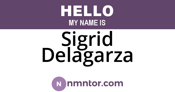 Sigrid Delagarza