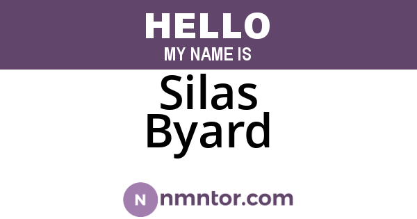 Silas Byard