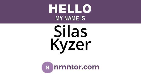 Silas Kyzer