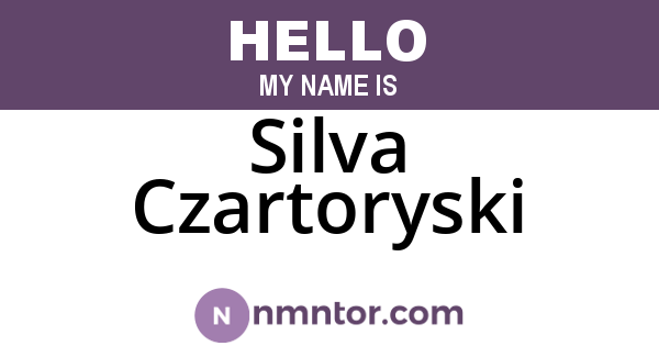 Silva Czartoryski