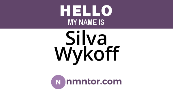 Silva Wykoff