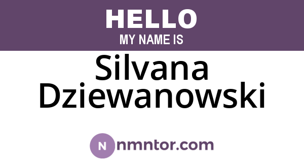 Silvana Dziewanowski