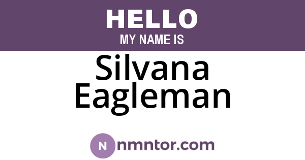 Silvana Eagleman