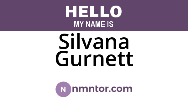 Silvana Gurnett