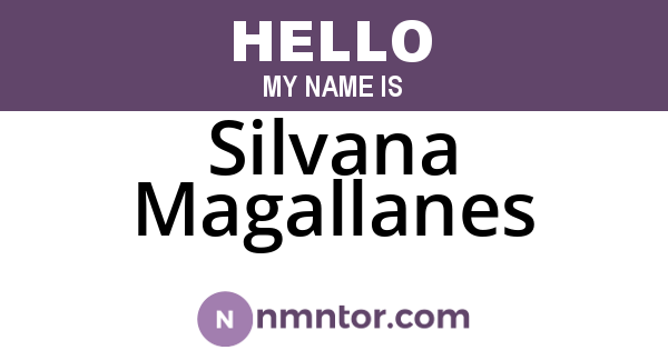 Silvana Magallanes