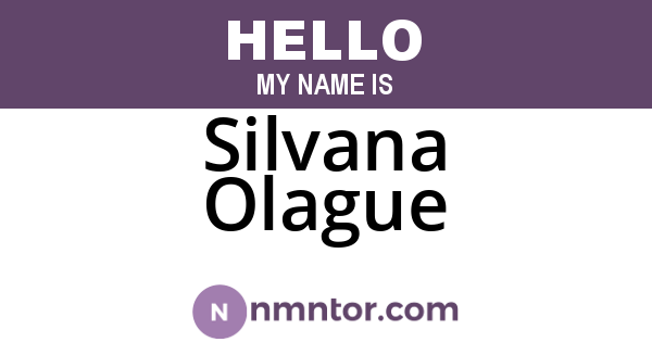 Silvana Olague