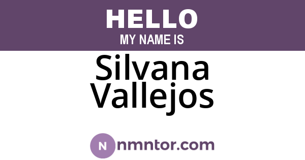 Silvana Vallejos