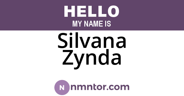 Silvana Zynda